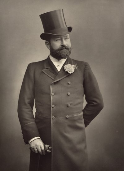 George Robert Sims, journalist and playwright, portrait photograph by Stanislaus Walery